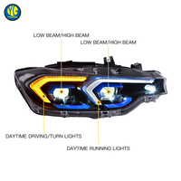 Phare Avant LED Haute Qualité YU GUANG pour BMW Série 3 F30 F31 LCI F35, Lentille Avant 2012-2019, Amélioration du Phare Avant