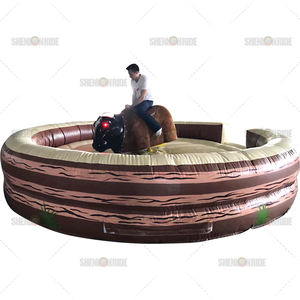 Toro Mecánico Inflable para Adultos, Uso Comercial en Interiores/Exteriores, Material de PVC, 12 Meses de Garantía, Capacidad de 100-500 kg, 5-10 Personas - Product Image 1