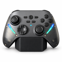 Manette de jeu sans fil avec joysticks TMR, verrouillage des gâchettes bidirectionnel, station de charge, 2 boutons arrière, manette multiplateforme