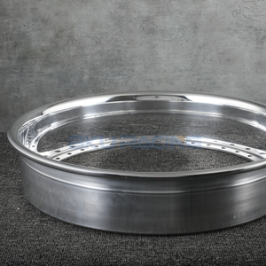 3 piezas de labio de rueda inversa para bodas Kranze <span class=keywords><strong>Graben</strong></span> 20 pulgadas 40 agujeros 3 piezas llanta de rueda pulido labio exterior plano aleación 6061-T6 - Product Image 3