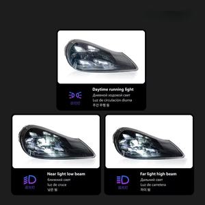 Fari frontali Auto per <span class=keywords><strong>Porsche</strong></span> <span class=keywords><strong>Cayenne</strong></span> 957 faro 2007-2010 LED matrice Laser lampada anteriore DRL accessori Auto Plug Play - Product Image 3