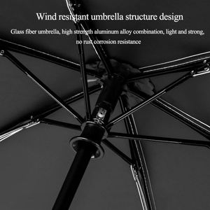 Parapluie pliant automatique 3 sections personnalisé avec logo, protection UV extérieure, vente en gros chinoise promotionnelle - Product Image 2