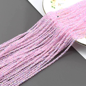 75 couleurs en stock, fil de coton de 2 mm, <span class=keywords><strong>perles</strong></span> en verre de cristal pour bracelet DIY, collier, accessoires de vêtements en gros, <span class=keywords><strong>perles</strong></span> hydro - Product Image 5