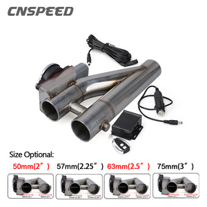 Válvula de Escape Eléctrica CNSPEED de 63 mm y 75 mm, Tubo en Y de Acero Inoxidable, Sistema de Afinación de Automóviles con Doble Válvula - Product Image 4