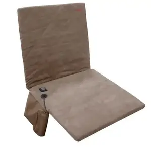 Mydays Tech portatile multifunzione addensare 3 regolabile temperatura cuscino del sedile riscaldato con supporto per la schiena uso interno esterno