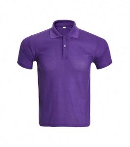 เสื้อโปโลผู้ชายผ้าโพลีเอสเตอร์ 11 สีพื้น ระบายอากาศ แห้งเร็ว รับสกรีนโลโก้ตามแบบ OEM สำหรับฤดูร้อน - Product Image 4