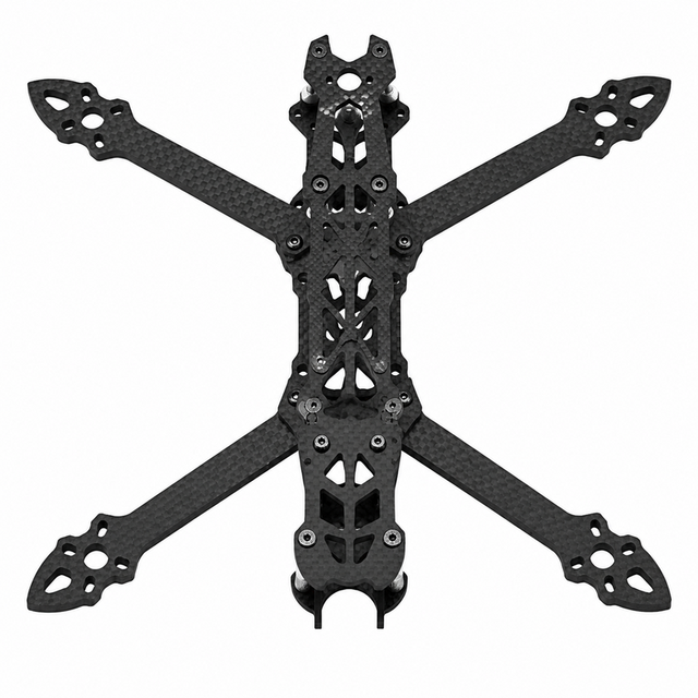 Custom Made Carbon Fiber Parts Mark4 5 Inch FPV Drone Frame CNC Machined Lightweight Quadcopter Chassis