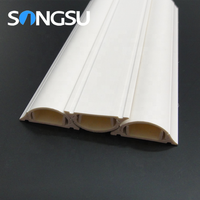 Gaine de câblage en PVC, protection de câbles électriques, protection de lignes ouvertes au sol, gaine de câblage