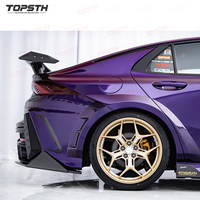 Kit carrosserie sport en fibre de carbone véritable pour GAC Empow R Trumpchi : lèvre avant, jupes latérales, diffuseur arrière, garnitures extérieures – Amélioration du style