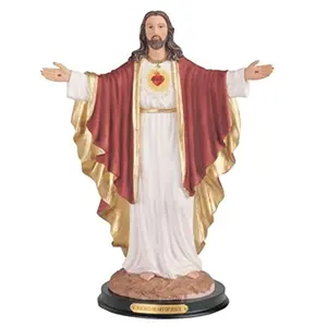 Resin crafts Jesus baptism home office car and other statues