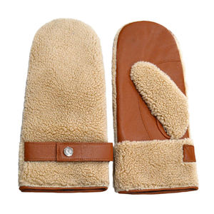 Guantes de Cuero de Alta Calidad al por Mayor, Guantes de Invierno Personalizados de Piel de Oveja para Adultos - Product Image 1
