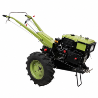 Tracteur à chenilles 8HP avec prise de force - Machine agricole polyvalente pour le labour, le travail du sol et le transport