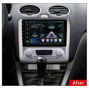 BAIDAYU Schermo Touch da 9 Pollici per <span class=keywords><strong>Auto</strong></span> con GPS, USB, CarPlay, Android <span class=keywords><strong>Auto</strong></span>, Assistenza al Parcheggio, Display IPS per Ford <span class=keywords><strong>Focus</strong></span> 1999-2009 con Aria Condizionata Automatica - Product Image 6