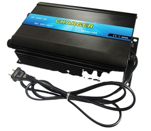 Chargeur de batterie <span class=keywords><strong>automobile</strong></span> intelligent CE ROHS Passpower à 3 étapes, AC220V DC48V 15A, ignifuge, pour batteries au lithium et au plomb-acide - Product Image 1