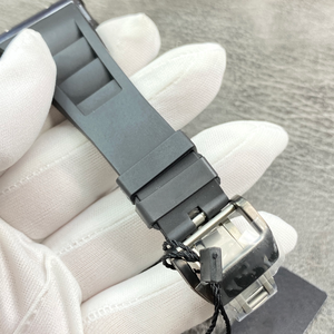 Luxury Hollow-out <b>Mechanical</b> <b>Watch</b>,Titanium Alloy Sturdy and Wear-resistant Case,Waterproof Rubber Strap Sports Men's Wristwatch - Product Image 6