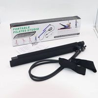 Barre de Pilates portable pour l'entraînement en intérieur, idéale pour le fitness et le remodelage corporel, améliore la flexibilité et la force