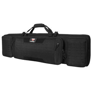 1000D Polyester Tactical Style Long Storage Bag MOLLE Utility <b>Carry</b> <b>Case</b> Adjustable Shoulder Strap Outdoor Equipment Bag - Product Image 2