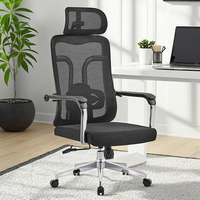 Dernières chaise de bureau Boss Hauteur réglable Inclinable Pivot Caractéristiques Ergonomique Design Moderne Mesh Foam Material for Home Use