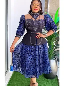Vestidos de Fiesta de Talla Grande para Mujer, Estilo Africano, para Bodas, Novedad 2024, Dashiki, Ankara, Vestido de Noche Elegante, Traje Turco, <span class=keywords><strong>Ropa</strong></span> Africana - Product Image 3