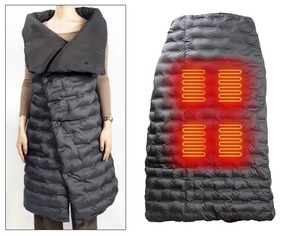 Couverture chauffante électrique portable Technologie en fibre de carbone Conception légère pour les activités de plein air Voyage - Product Image 1