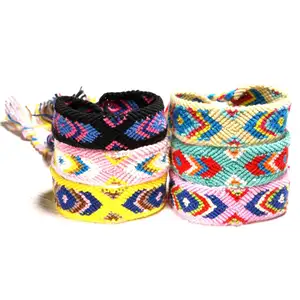 Плетеный браслет в стиле бохо из Непала, бразильский пляжный ножной браслет ручной работы, плетеные браслеты