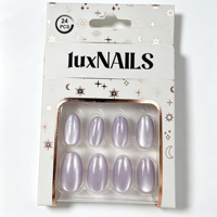 Collection en gros de faux ongles à presser – 24 pièces, conception personnalisée, fabrication directe d'usine, modèles variés, ongles artificiels en acrylique en vrac