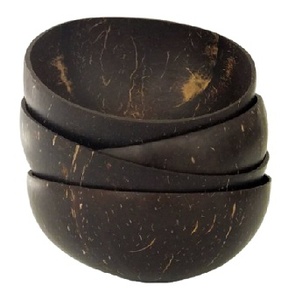 Di alta Qualità A Basso MOQ Su Misura Logo Lucido di cocco cucchiaio Eco-Friendly di <span class=keywords><strong>Lunga</strong></span> Durata Guscio di noce di Cocco Ciotola - Product Image 2