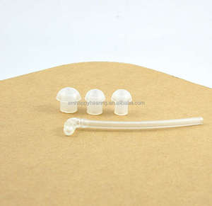 Juego de Tubos Acústicos de PVC Estándar BTE y Puntas de Silicona para Auriculares con Codo y Tubo para Siemens - Product Image 3