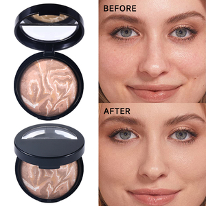 Polvo Compacto Prensado Bronceador Impermeable Personalizado al por Mayor de Fábrica OEM ODM para Mujeres, con Etiqueta de Marca Privada, Control de Grasa - Product Image 5