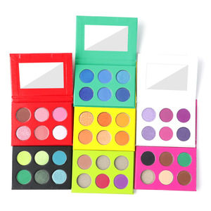 Vente en gros personnalisé haute Pigment étanche <span class=keywords><strong>Flash</strong></span> 6 couleurs <span class=keywords><strong>Palette</strong></span> de fard à paupières pour Private Label <span class=keywords><strong>Palette</strong></span> de fard à paupières - Product Image 3