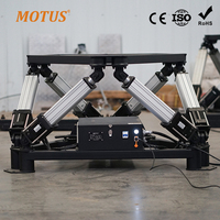 Plateforme de mouvement personnalisée 500 kg, simulateur de vol 6DOF, simulateur hexapode, plateforme stable, plateforme 6-DOF haute précision