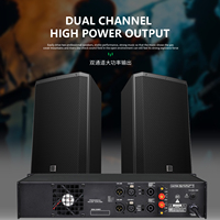 GAP-K8 amplificateur DJ professionnel 1600W 2 canaux amplificateur de mélangeur à coque métallique haute puissance produit à bas prix