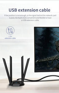 Clé Wifi Comfast Plug and Play, adaptateur Wifi rapide, cartes réseau USB pour ordinateur <span class=keywords><strong>portable</strong></span> <span class=keywords><strong>PC</strong></span> - Product Image 6