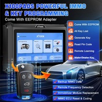 XTOOL X100 PAD X100 PADS Car IMMO Key Programmer OBD2 Herramienta de diagnóstico All Key Lost Upgrade of X100PAD X100PAD2 con EEPROM 2024