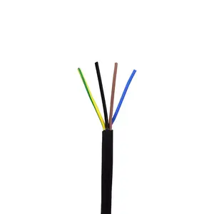 VDE H05VV-F H03VV-F多芯电力电缆0.75 1.5毫米2.5毫米4毫米6毫米10平方毫米铜导体带聚氯乙烯绝缘地下使用