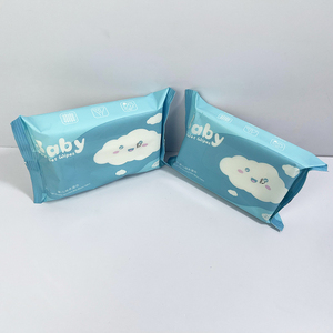 Lingettes humides jetables écologiques de haute qualité de l'usine OEM <span class=keywords><strong>Tissu</strong></span> non tissé pour bébé féminin Nettoyage doux et efficace Vente en gros - Product Image 5
