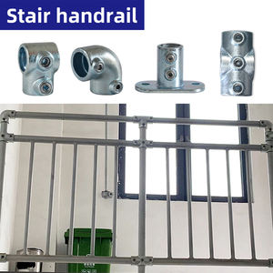 키 클램프가있는 아연 도금 주철 난간 필수 구조 파이프 피팅 - Product Image 6