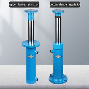 Sert Krom Kaplamalı Piston Çubuklu Dökme Demir Malzemeli Küçük Tek Yönlü Çift Etkili Hidrolik Silindir - Product Image 4