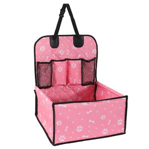 Siège de voiture pour chien de haute qualité pour chiens de petite à moyenne taille, sac extra large - Ceinture de sécurité pour siège avant et arrière - Product Image 5