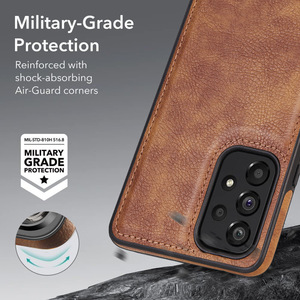 <span class=keywords><strong>Vintage</strong></span> in pelle sintetica sottile morbida impugnatura antiscivolo morbido TPU Cover posteriore per <span class=keywords><strong>Samsung</strong></span> Galaxy S24 Ultra A53 A05 A15 A25 A35 A55 - Product Image 4