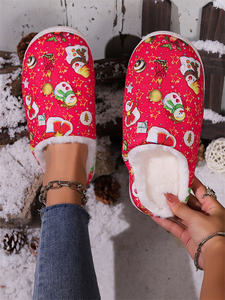 Zapatillas de Casa de interior antideslizantes de espuma viscoelástica suave, zapatos de casa para dormitorio de Navidad, Hotel, <span class=keywords><strong>Spa</strong></span> de viaje - Product Image 5