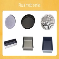 Moule de cuisson personnalisable en usine OEM/ODM en alliage d'aluminium 8,4*4,5 cm avec revêtement antiadhésif en PTFE, résistant à la chaleur et non toxique, pour gâteaux, pain et toasts