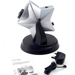 Lámpara Nocturna LED Moderna en Oferta, Proyector de Estrellas con Forma de Pentagrama, Conexión Eléctrica, Láser de Estrellas, Holograma - Product Image 1