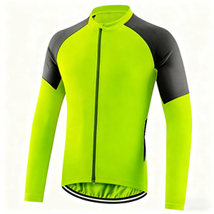 Maillot de cyclisme en polyester respirant, à séchage rapide, coupe-vent, extensible, confortable, anti-UV, léger pour hommes, pour les aventures sur route - Product Image 5