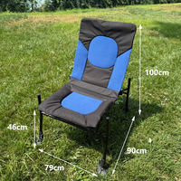 Chaises pliantes réglables portables d'extérieur écologiques durables et robustes pour le camping et la pêche en gros