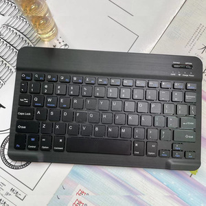 IPad trường hợp bàn phím nóng bán có thể sạc lại cho <span class=keywords><strong>bluetooth</strong></span> không dây LED mini bàn phím để gõ cho Apple iPad cho Huawei cho Lenovo Android điện thoại - Product Image 6