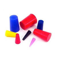 Bouchon conique en caoutchouc silicone personnalisé