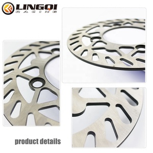 LINGQI Racing Iron 摩托车前后轮卡钳转子盘 <span class=keywords><strong>190mm</strong></span> 转子盘适用于 110cc-160cc 越野摩托车越野车 - Product Image 3