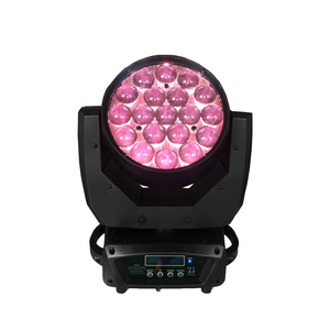 شعاع إضاءة متحرك براق عالي الطاقة 19x10W RGBW 4in 1 LEDs غسالة رأس متحرك شعاع ليد للبار - Product Image 4