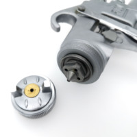 F-100 pistolet à peinture pistolet Buse 1.3MM Alimentation Par Gravité 400CC Pot En Aluminium
